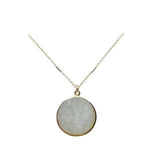Gold Moonstone Necklace