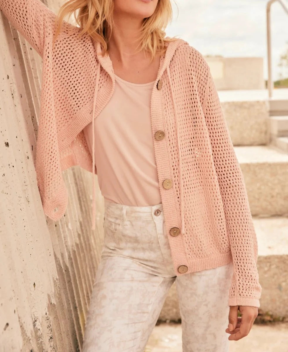Coconut Button Sweater | Pearl 