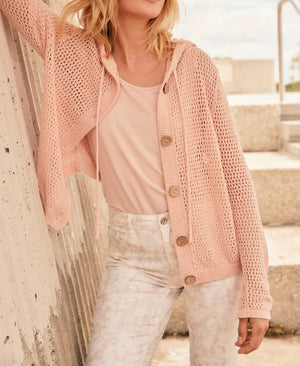 Coconut Button Sweater | Pearl 