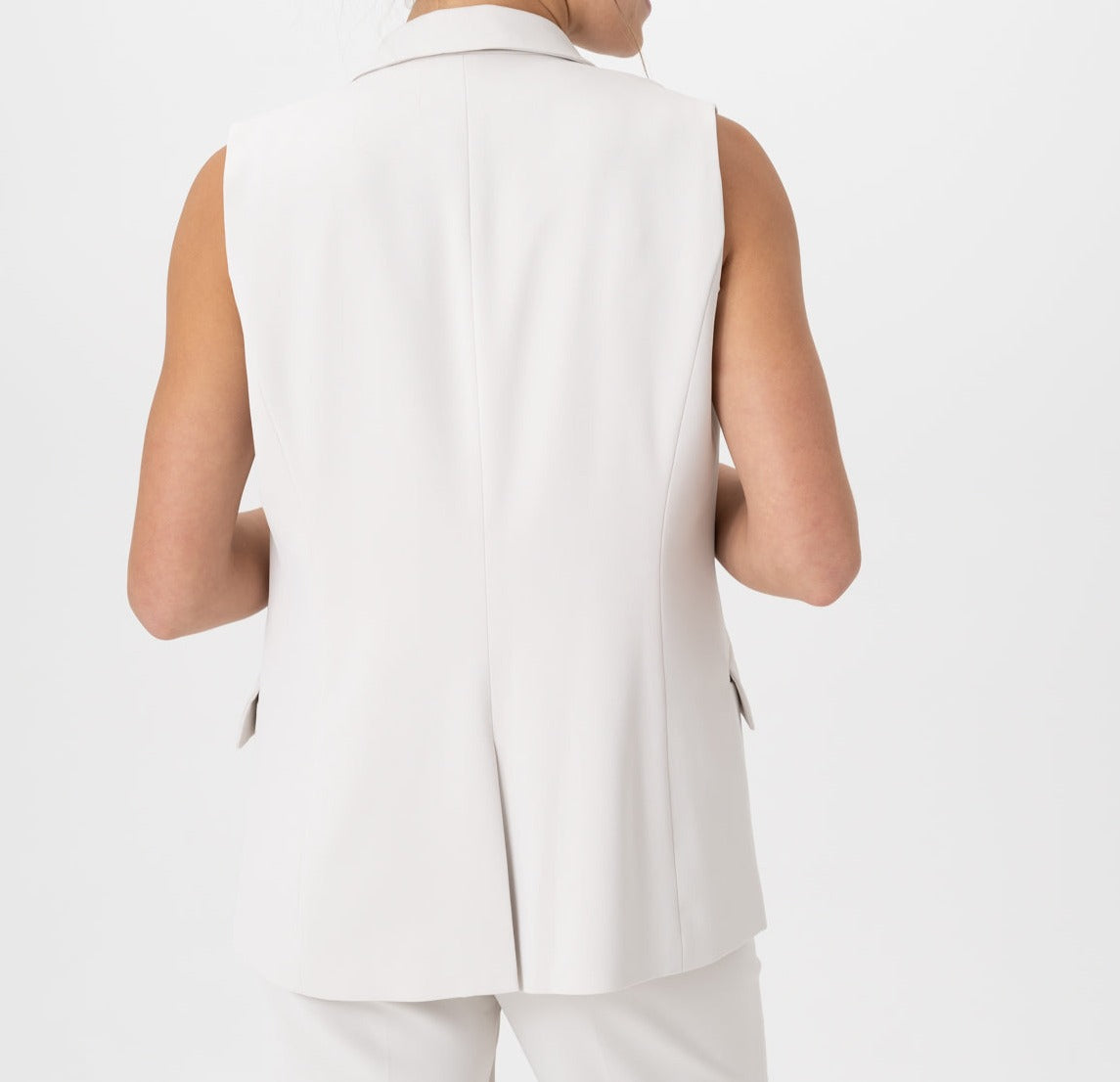 Button Front Vest | Cloud