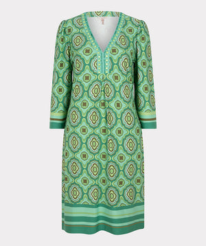V-Neck Retro Dress | 1970's