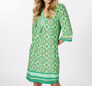 V-Neck Retro Dress | 1970's