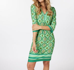 V-Neck Retro Dress | 1970's
