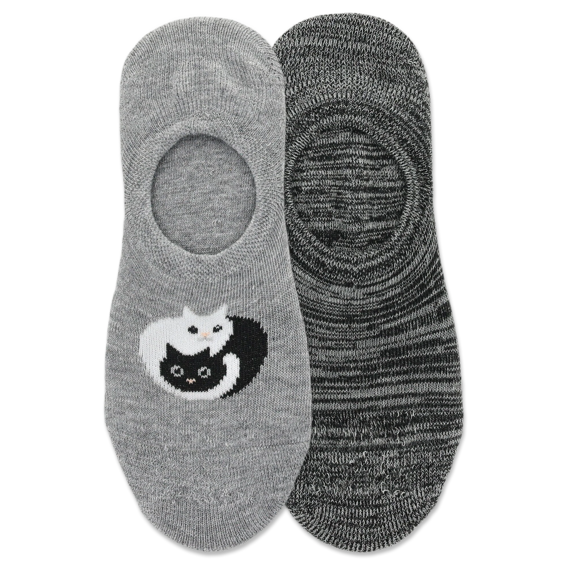 Women's Ying Yang Cat Liner Sock - 2 Pack