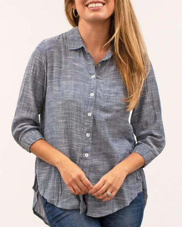 Yris  Shirt | Dark Indigo 