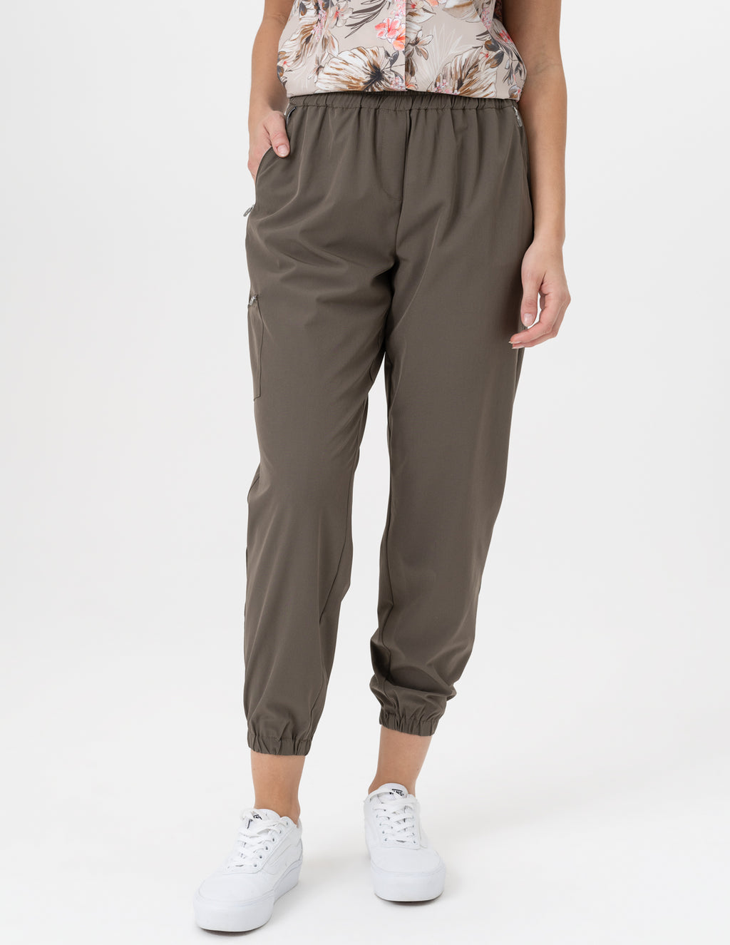 Pull On Jogger | Mushroom