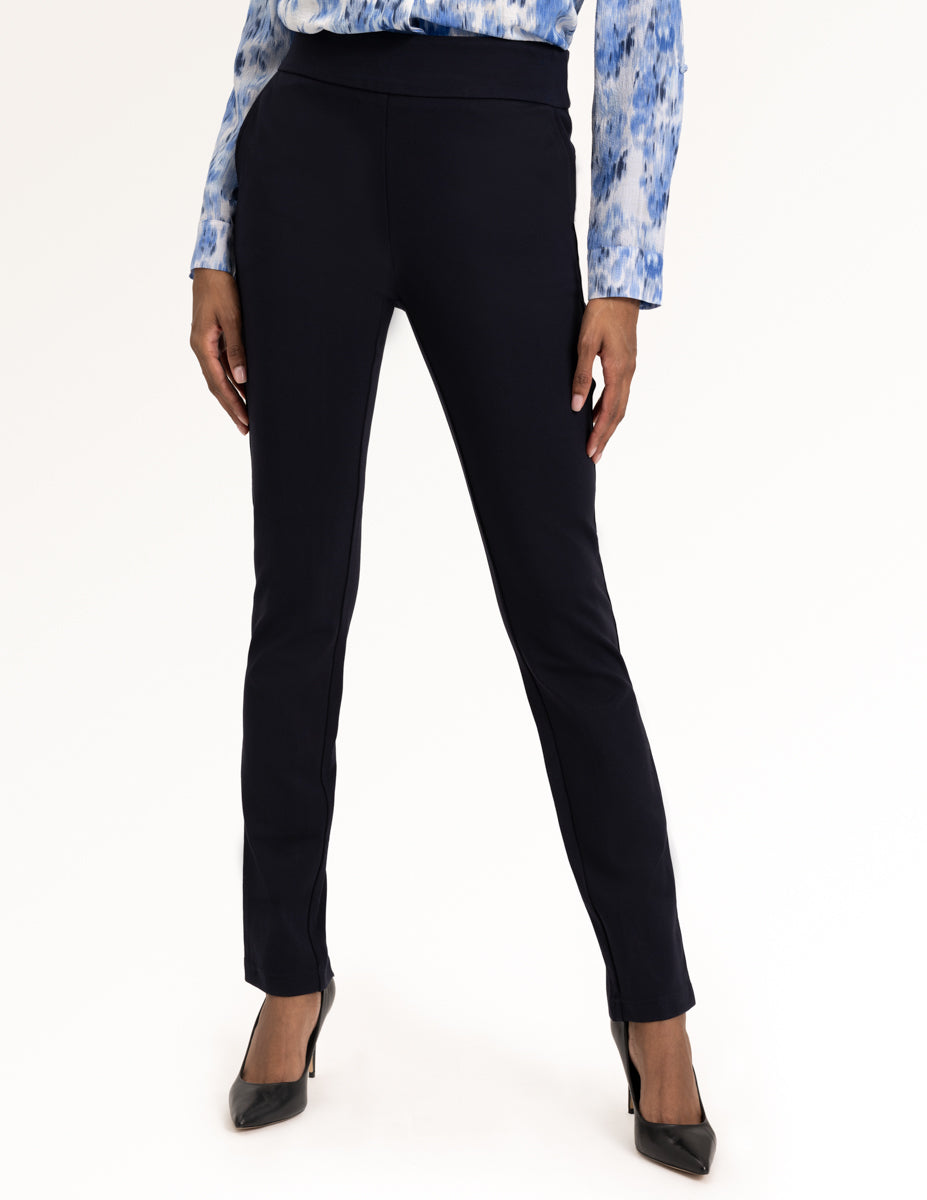 Ankle Ponte Pants | Midnight 