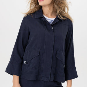 Tencel jacket | Indigo