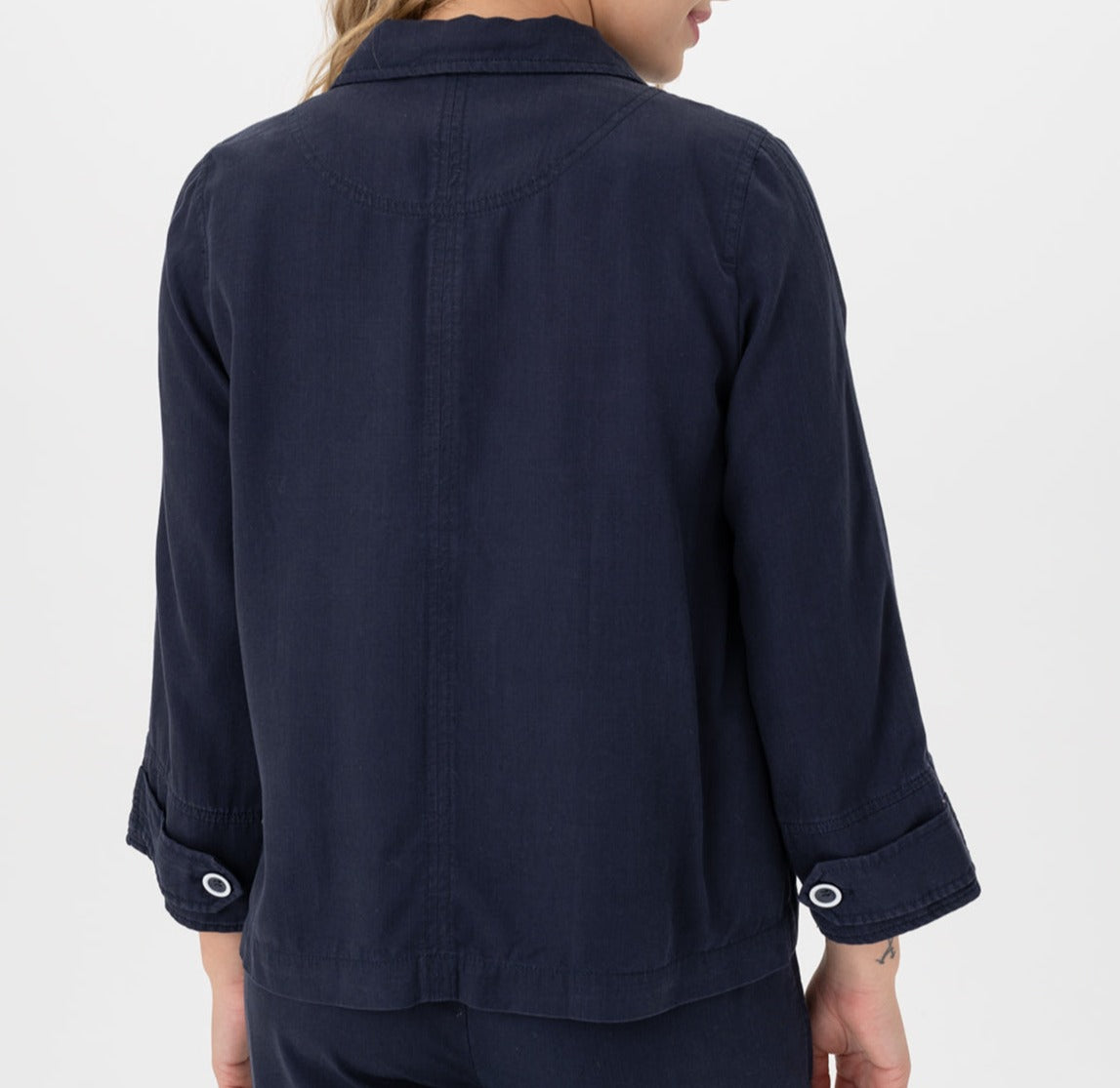 Tencel jacket | Indigo