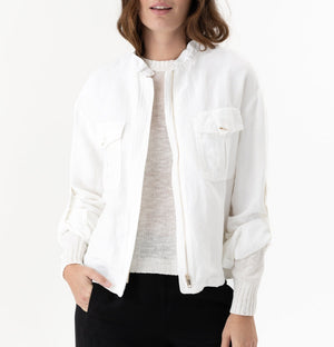 Linen Jacket | Cream