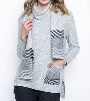 Stripe Trim Sweater