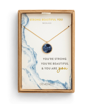 Gemstone Necklace | Blue