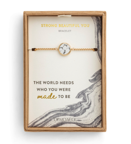 Strong Beautiful You - Bracelet | White