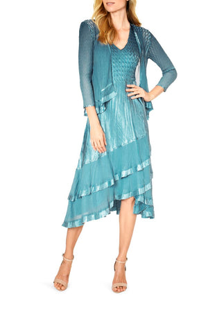 V-Neck Dress W/ Jacket
