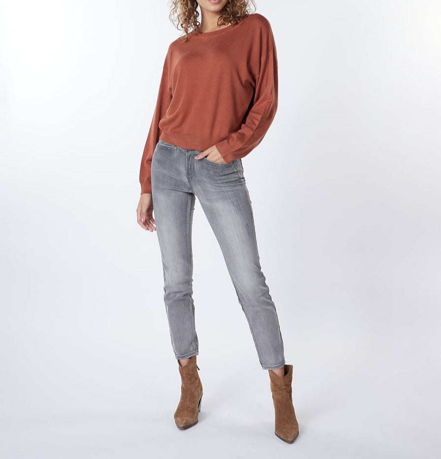 Basic Boxy Sweater | Copper