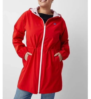 Amelot Anorak Waterproof Rain Coat | Red