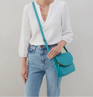 Fern Messenger Crossbody | Aqua