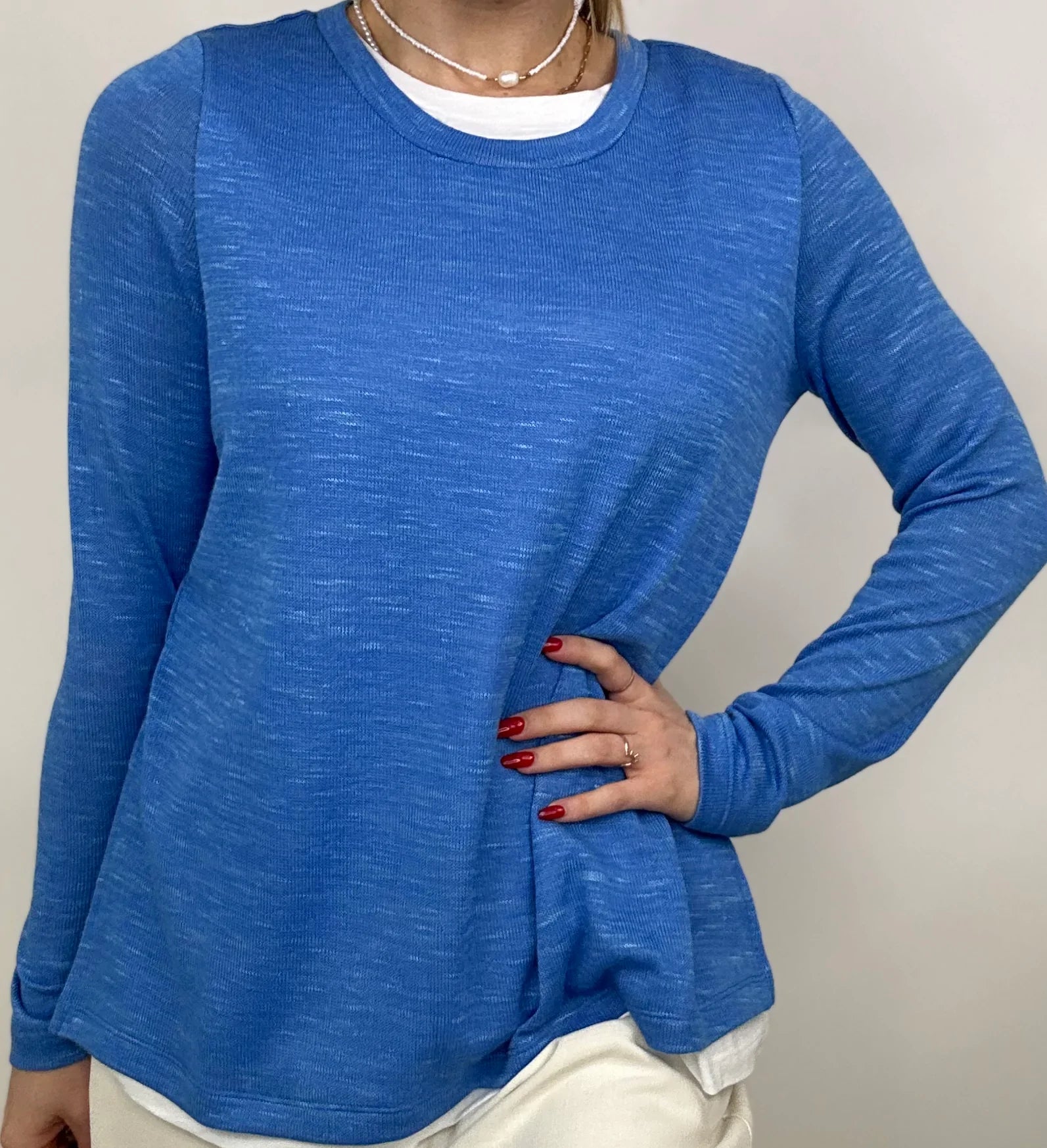 Layered Tee | Cerulean