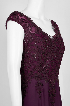 Embellished Chiffon Dress 