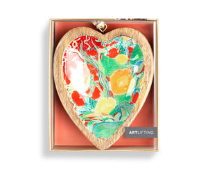 Airlifting Heart Ornament | Floral