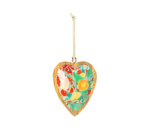 Airlifting Heart Ornament | Floral
