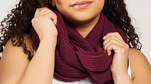 100% Organic Cotton -  Sweater Infinity Scarf