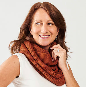 100% Organic Cotton -  Sweater Infinity Scarf