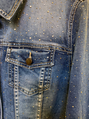 Rhinestone Jean Jacket