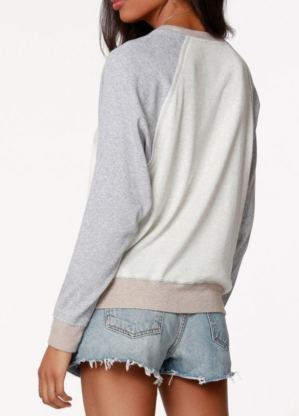 L/S Raglan Crewneck top | Bobi LA