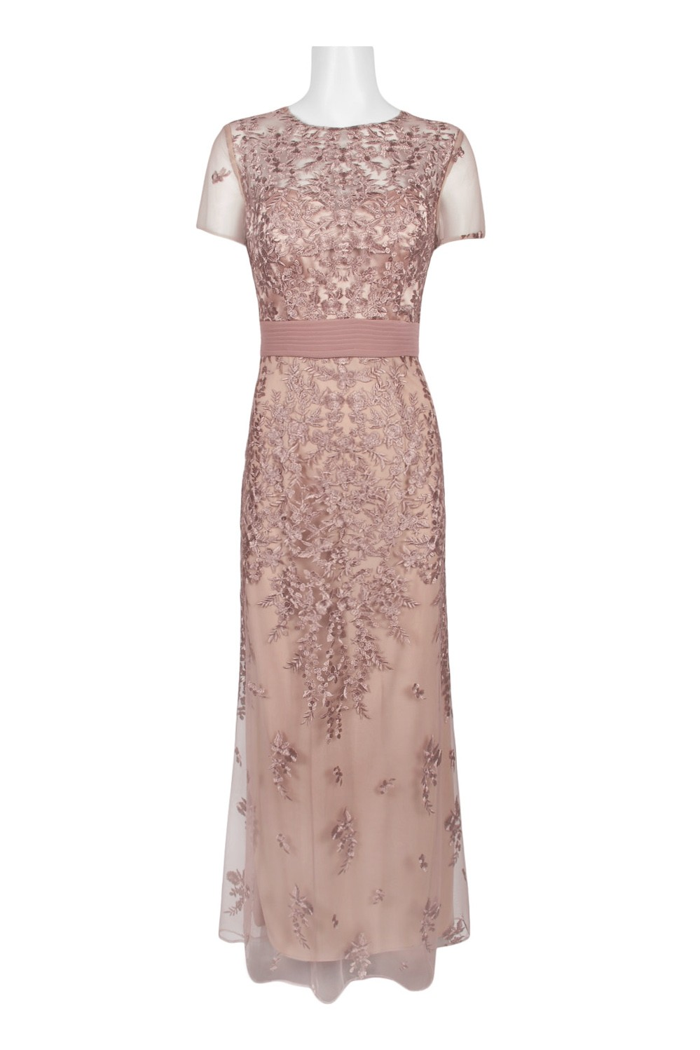 Crew Neck Short Sleeve Banded Dress