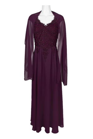 Embellished Chiffon Dress 