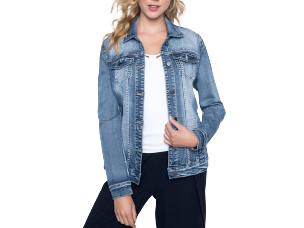 Rhinestone Jean Jacket