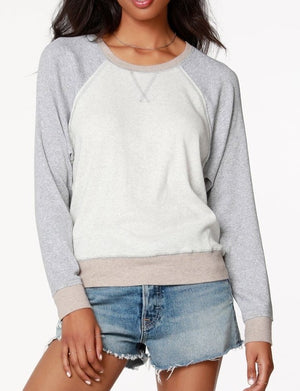 L/S Raglan Crewneck top | Bobi LA