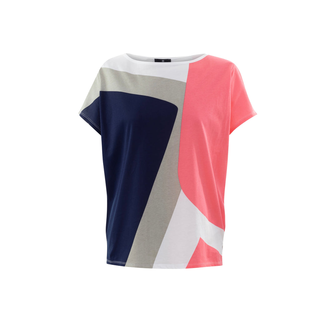Marble Colorblock Tee