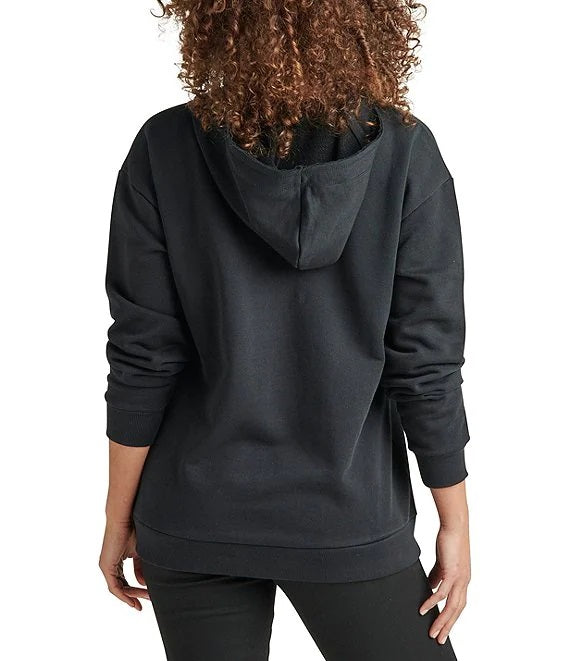 Black Lace Up Hoodie