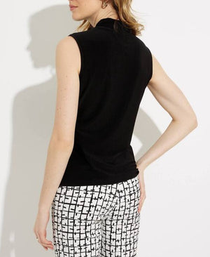 Tie Front top | Black