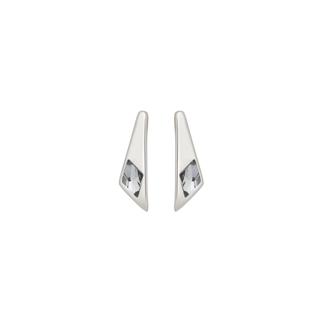 Grey Sterling Silver Earrings