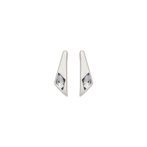 Grey Sterling Silver Earrings