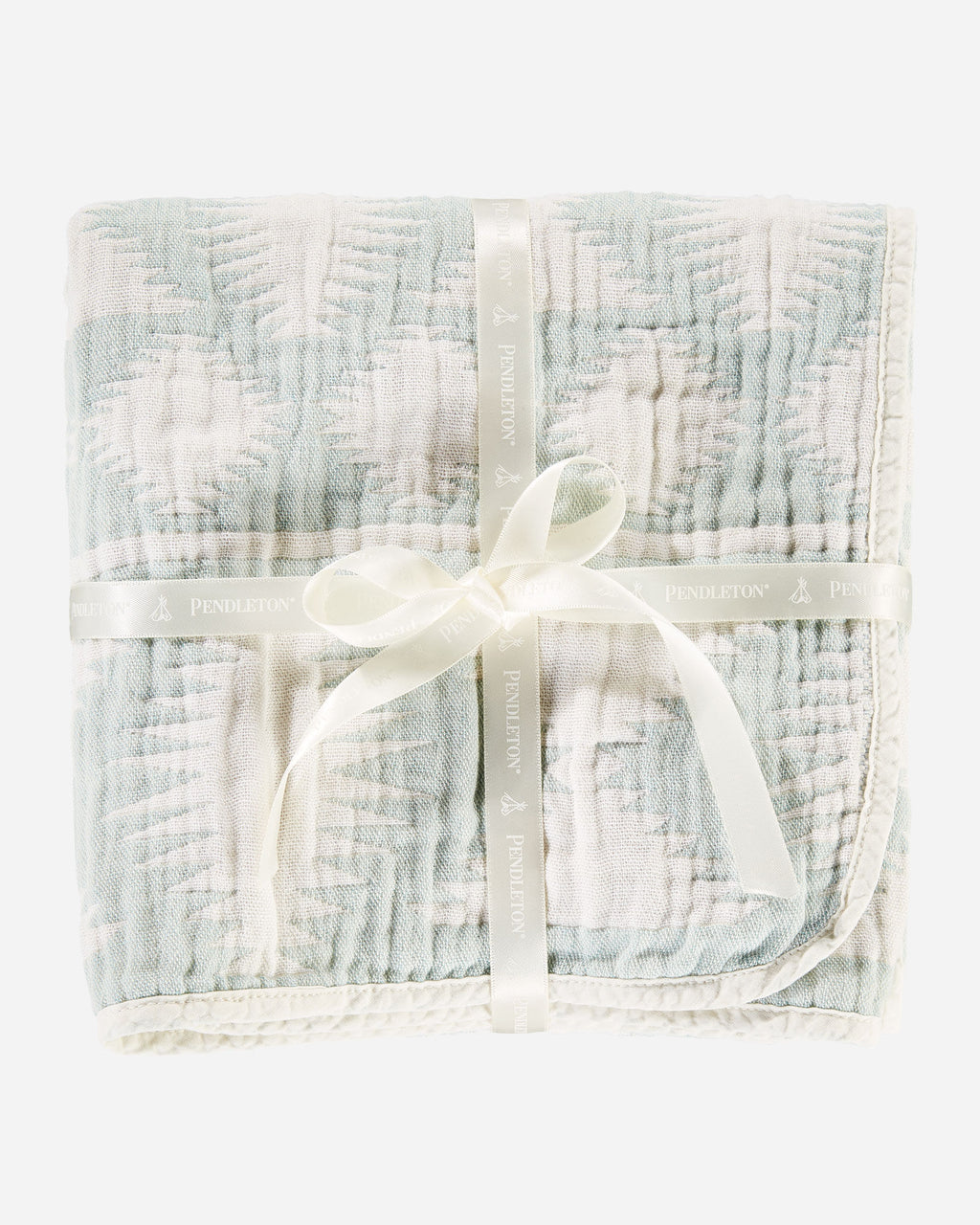 pendleton aqua baby blanket