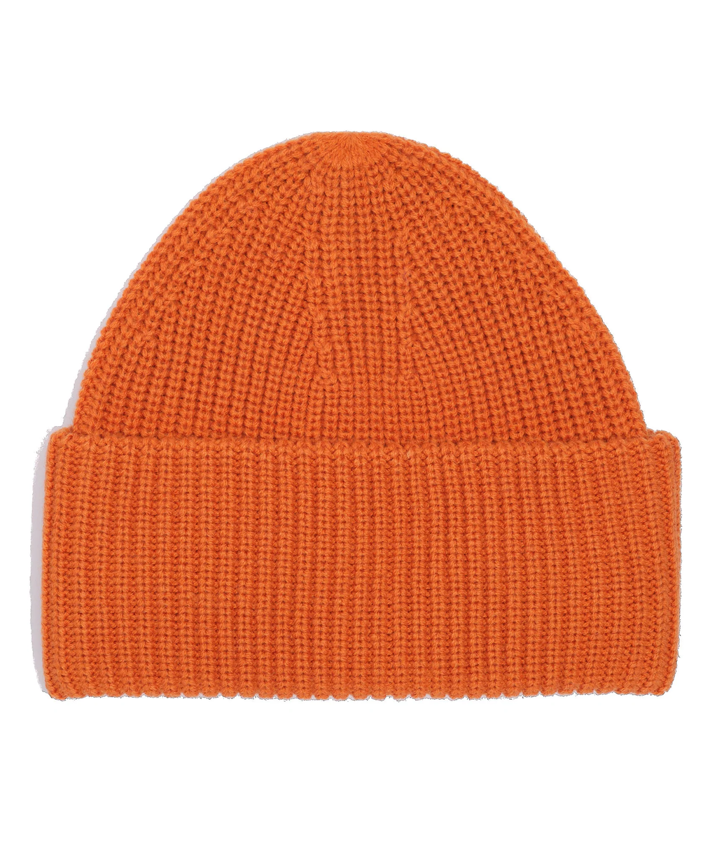 Ribbed Beanie | Pumpkin