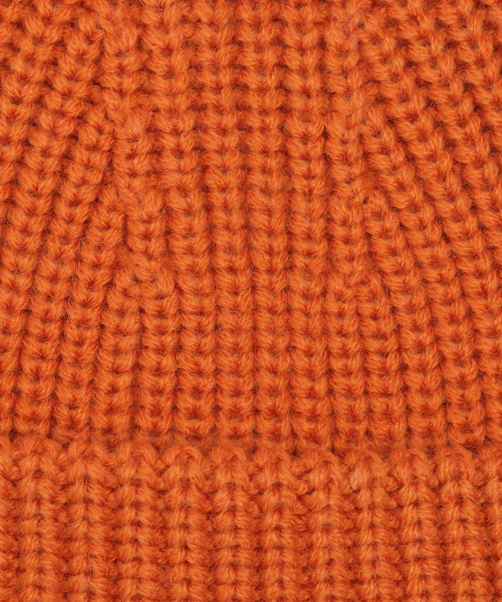 Ribbed Beanie | Pumpkin