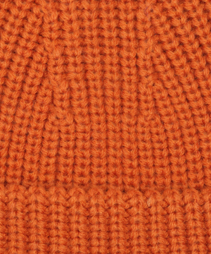 Ribbed Beanie | Pumpkin