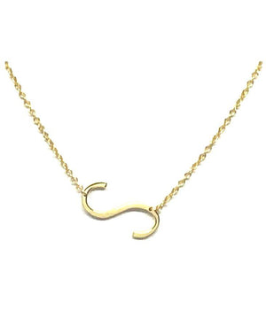 Gold S Necklace