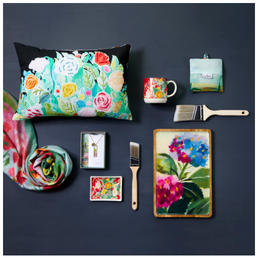 ArtLifting Rectangle Scarf | Poppy