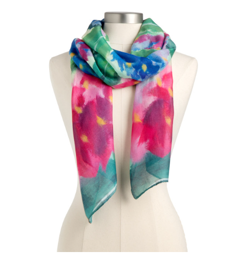 ArtLifting Rectangle Scarf | Hydrangea Ajisai