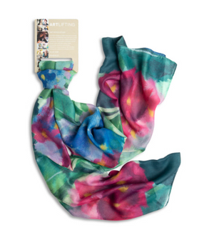 ArtLifting Rectangle Scarf | Hydrangea Ajisai