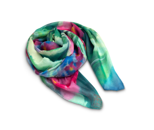 ArtLifting Rectangle Scarf | Hydrangea Ajisai