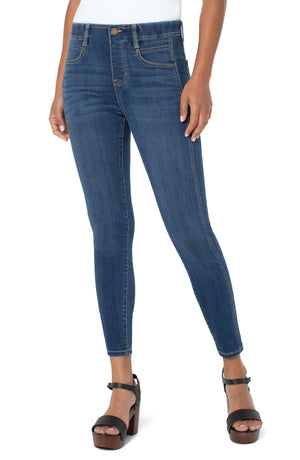 Gia Glider Seam Crop Skinny | Goldwater