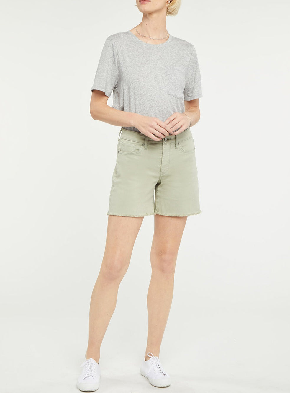 A-Line Jean Shorts