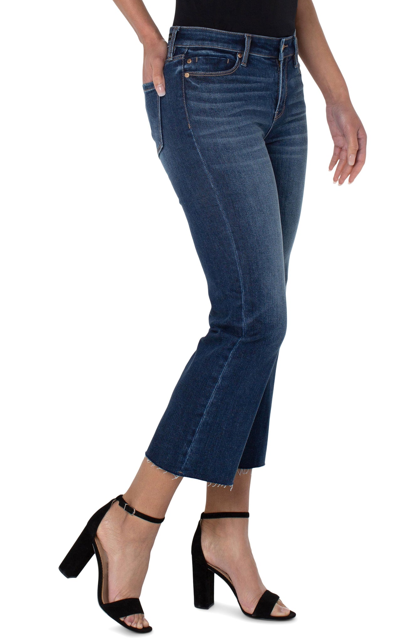 Hannah Crop Flare With Cut Hem | Humphreys